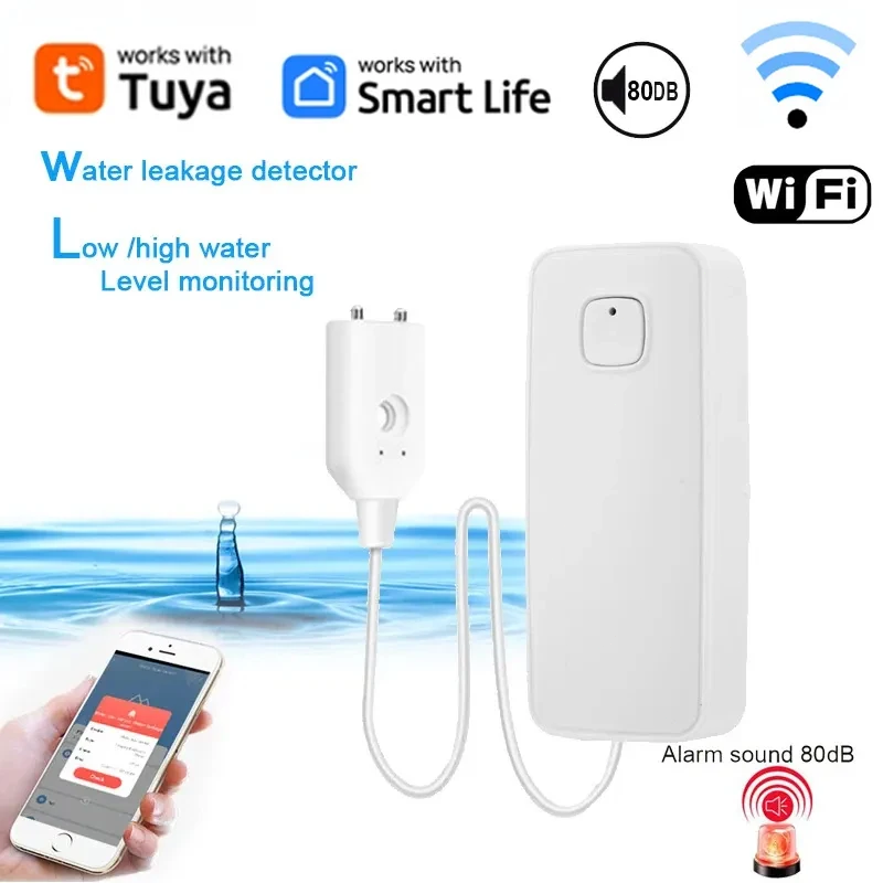 Tuya Smart Home WiFi Water-Lea - Smart Home Water Level Sensor 评论和价格