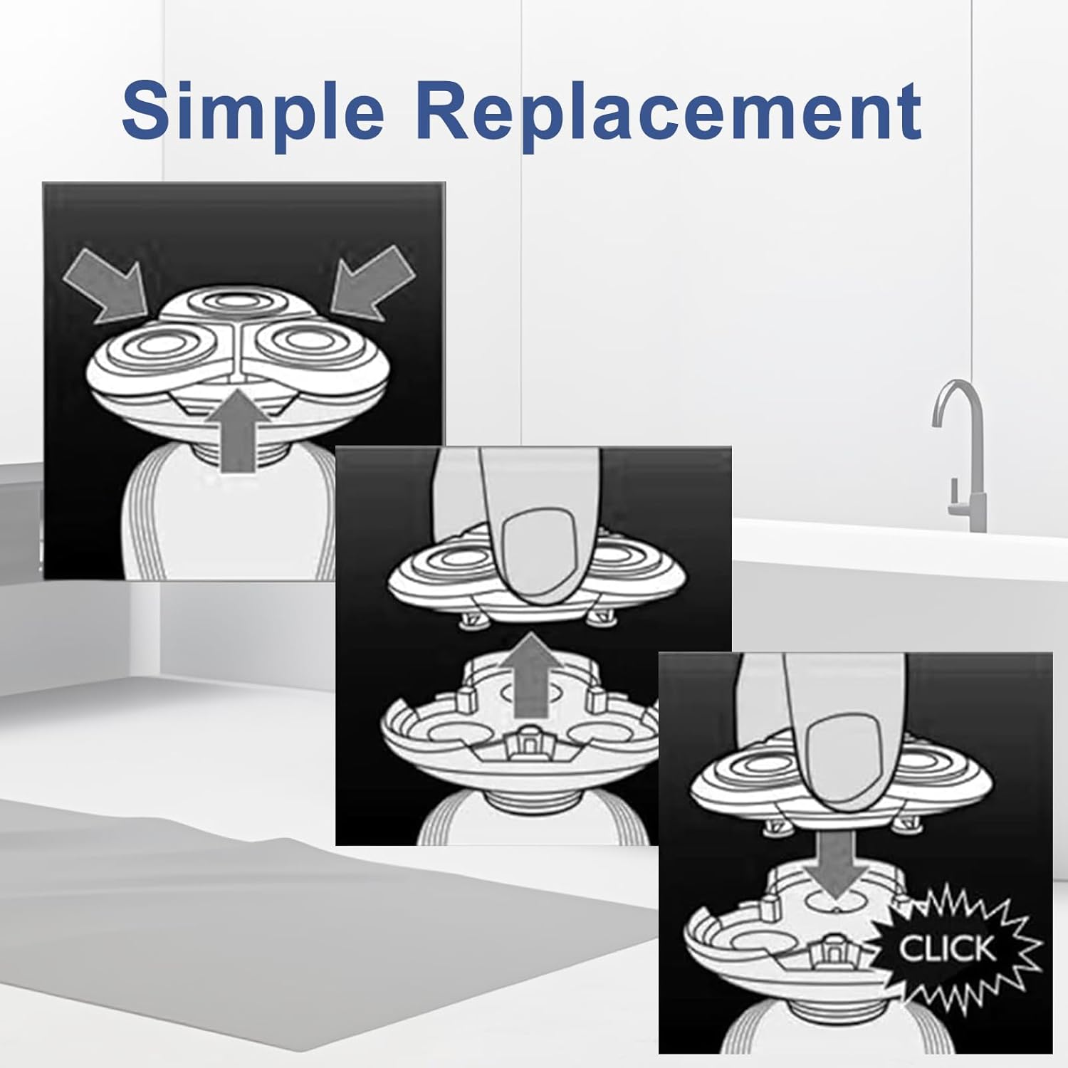 RQ11 Replacement Head for Phil - Smart Home Philips 评论和价格