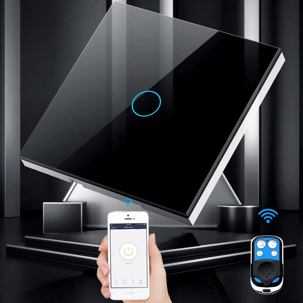 Tuya EU WiFi+RF433 Smart Remot - Smart Home Lighting Control 评论和价格