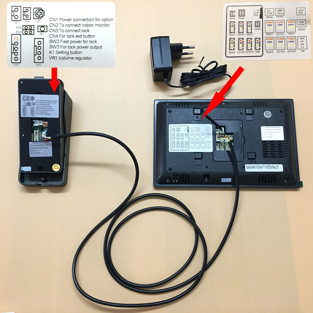 Tuya 1080P 7 Inch Color Touch  - Smart Home Video Doorphone Ezviz 评论和价格