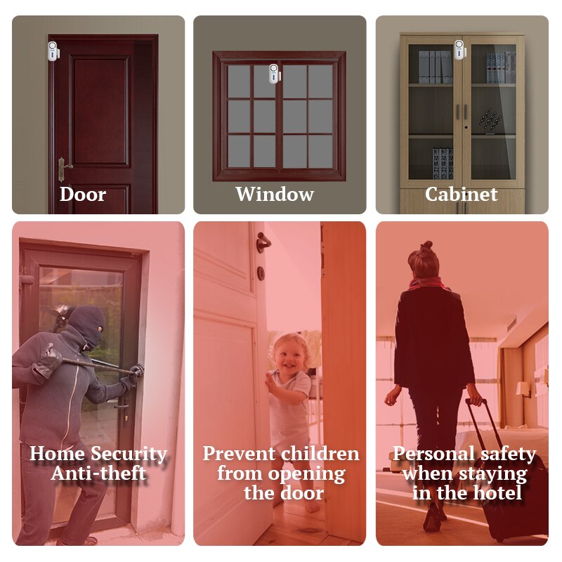 KERUI 120DB Wireless Door/Wind - Smart Home Automation System 评论和价格