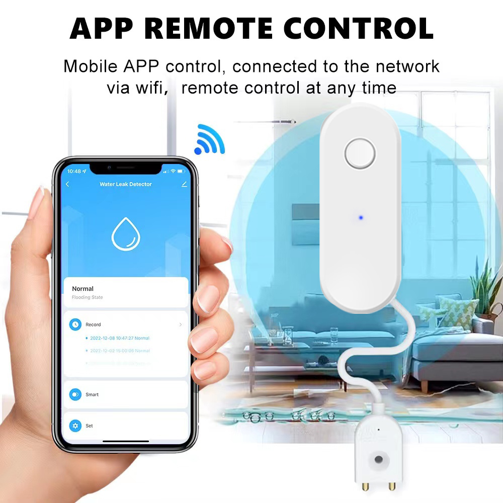 Tuya WiFi Smart Water Leak Sen - Wifi Water Sensor 评论和价格