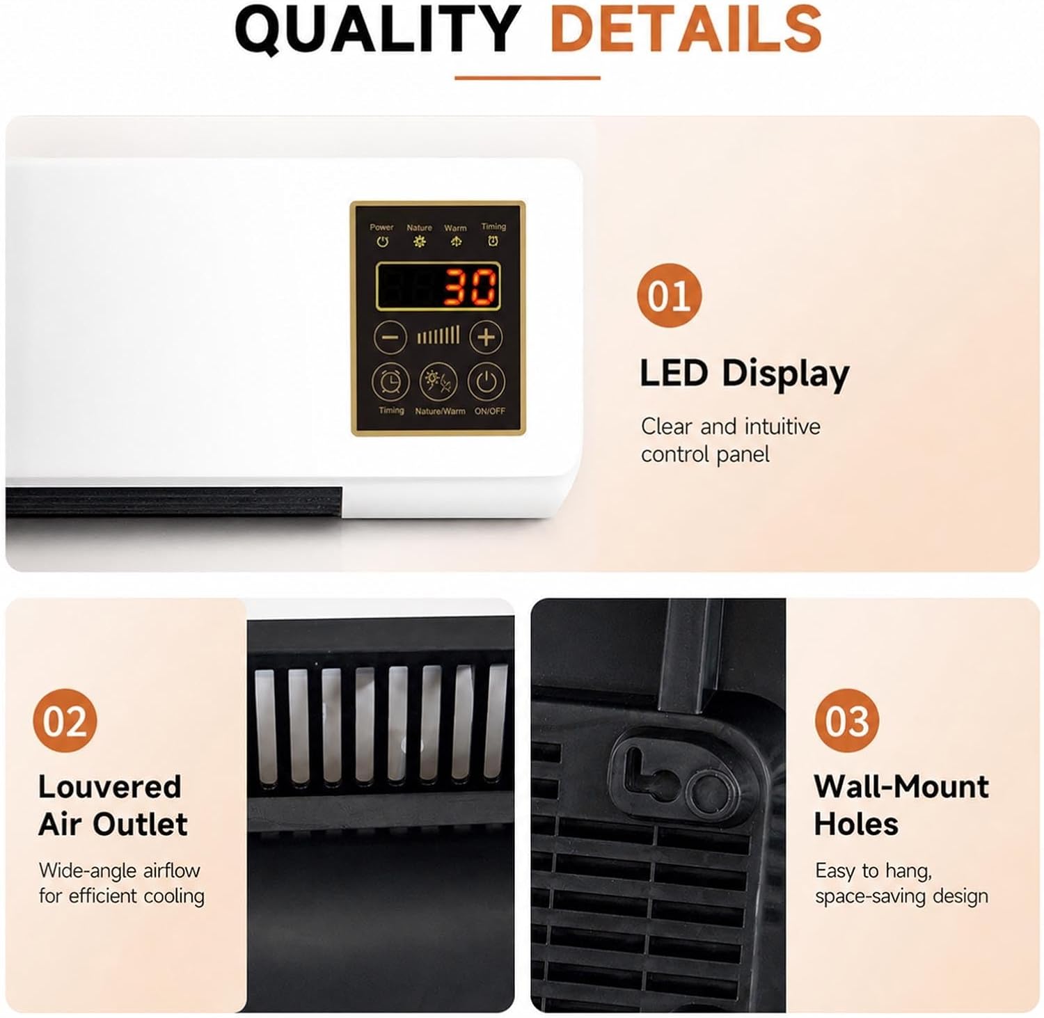 Quiet Wall Mounted Air Conditi - Smart Bathroom Fan 评论和价格