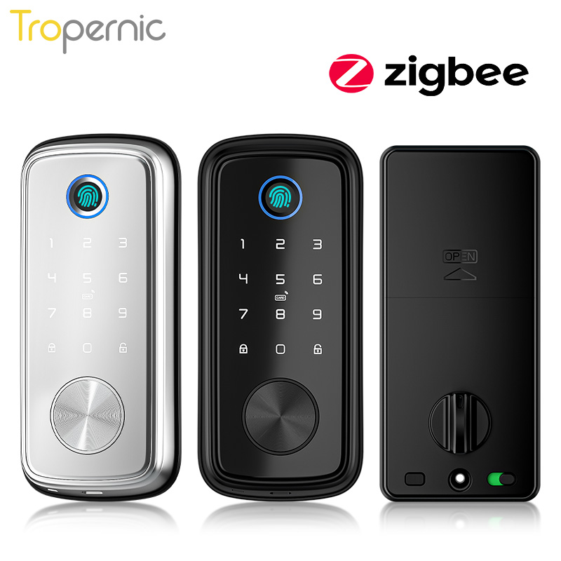 Tuya Zigbee Door Deadbolt Lock - Smart Home Gateway 评论和价格