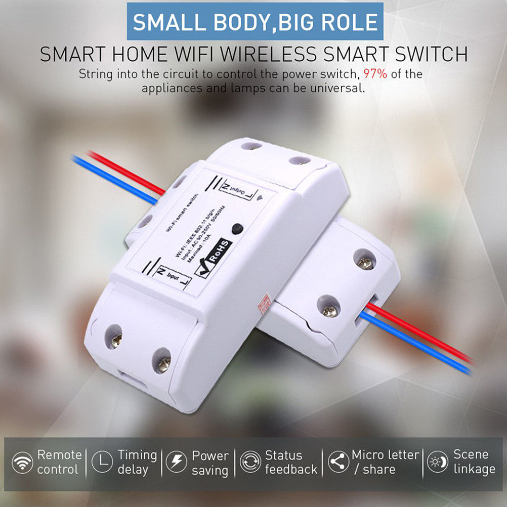 1Pcs WiFi Smart Home Switch Wh - Smart Home Lighting Control 评论和价格