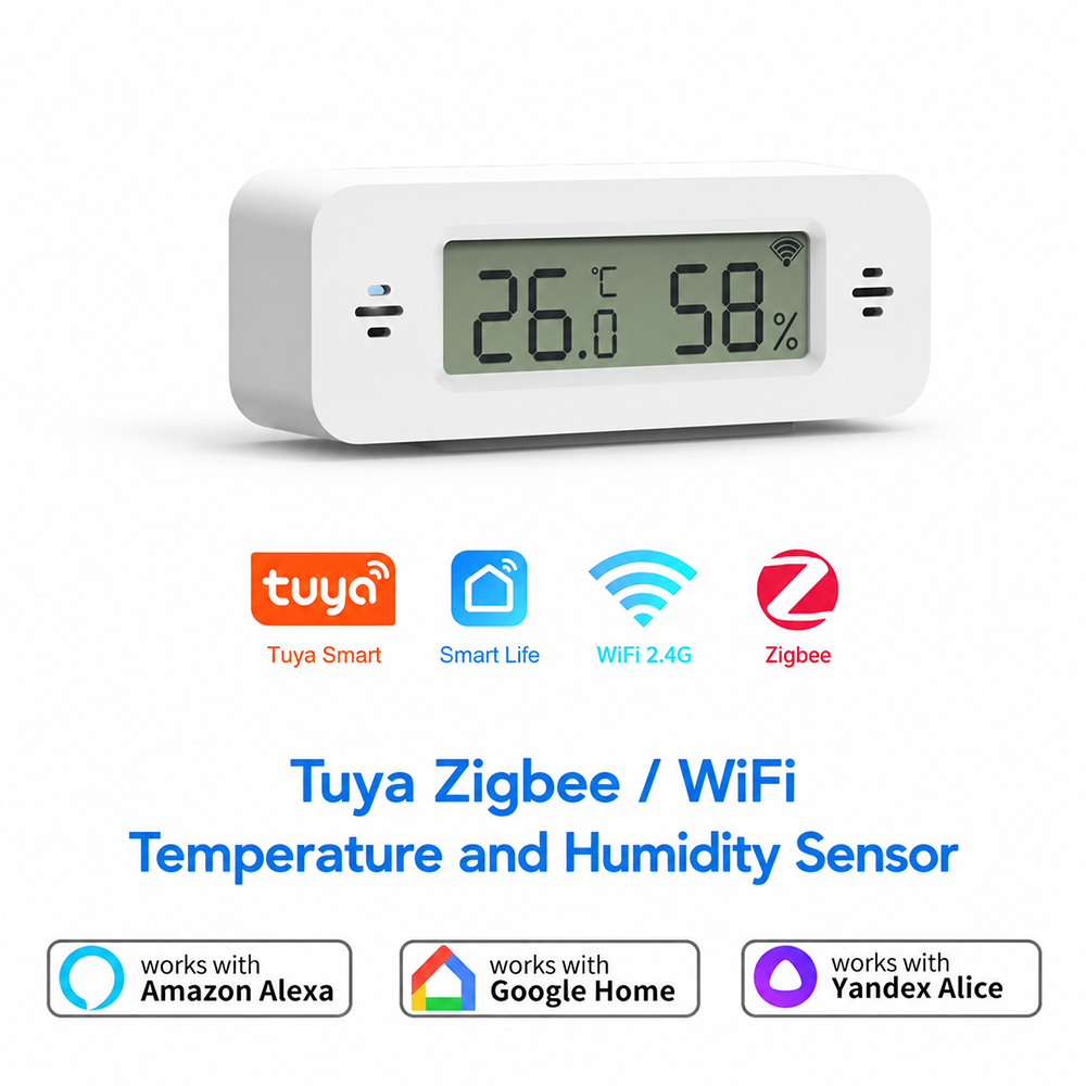 Tuya Zigbee WiFi Mini Temp & H - Smart Home Yandex 评论和价格