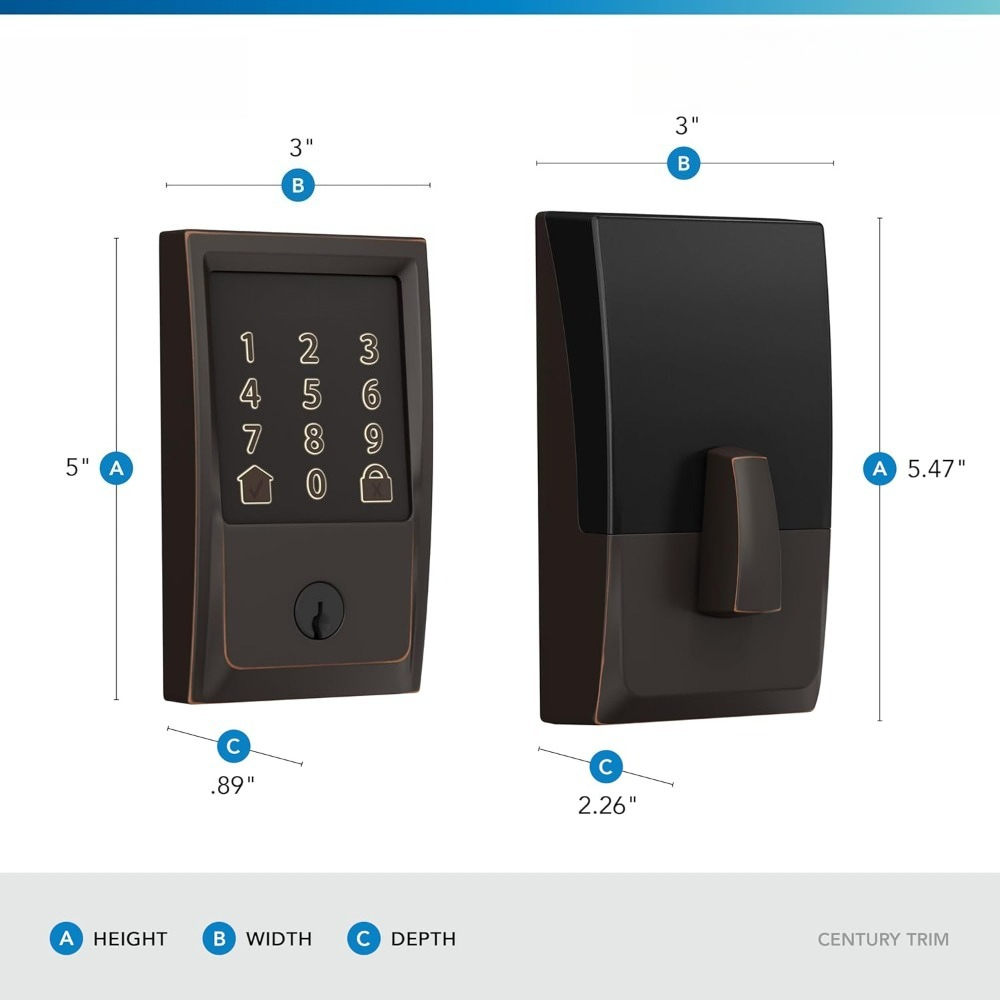 Smart Wi-Fi Deadbolt    Touchs - Airbnb Smart Home 评论和价格