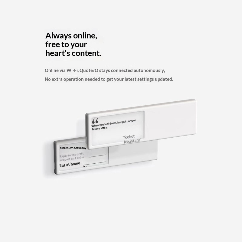 Quote O Smart Wifi E Ink Displ - Smart Home Quotes 评论和价格